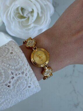 SKU0597Retro Gold White Women Minimalist Watch Bracelet Stainless steel+gift bag